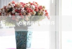 心里咨询师报考条件