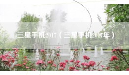 三星手机2017（三星手机2017年）