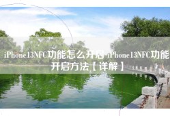 iPhone13NFC功能怎么开启 iPhone13NFC功能开启方法【详解】