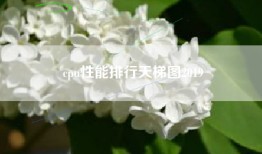 cpu性能排行天梯图2019