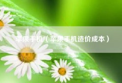 苹果手机（苹果手机造价成本）
