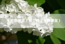 手机哪便宜（哪个牌子手机便宜）