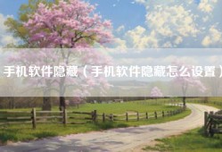 手机软件隐藏（手机软件隐藏怎么设置）
