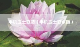 手机卫士安装（手机卫士安卓版）