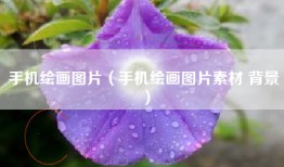 手机绘画图片（手机绘画图片素材 背景）
