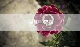 百度SEO教程