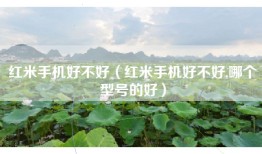红米手机好不好（红米手机好不好,哪个型号的好）