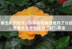 靠五彩的饺子，20平的苍蝇馆竟开了分店，生意太火老板还会“赶”你走