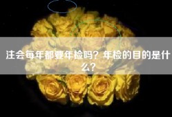 注会每年都要年检吗？年检的目的是什么？