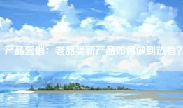 产品营销：老品类新产品如何做到热销？