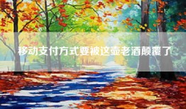 移动支付方式要被这壶老酒颠覆了