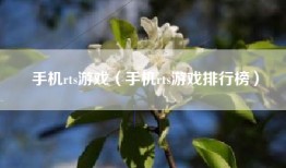 手机rts游戏（手机rts游戏排行榜）