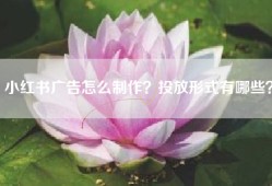 小红书广告怎么制作？投放形式有哪些？