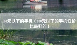 100元以下的手机（100元以下的手机性价比最好的）