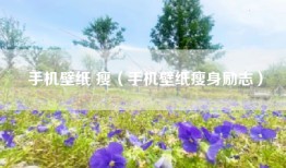 手机壁纸 瘦（手机壁纸瘦身励志）