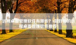远程桌面管理软件有哪些？6款好用的远程桌面管理软件推荐！