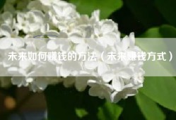 未来如何赚钱的方法（未来赚钱方式）