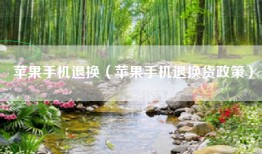 苹果手机退换（苹果手机退换货政策）