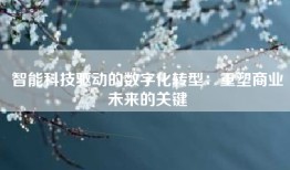 智能科技驱动的数字化转型：重塑商业未来的关键