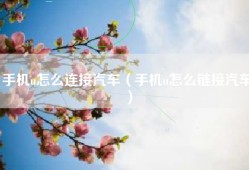 手机u怎么连接汽车（手机u怎么链接汽车）