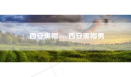 西安黑帽seo-西安黑帽男