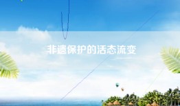 非遗保护的活态流变