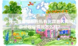 nfc碰一碰支付系统私有化部署大揭秘！最终收益情况怎么样？