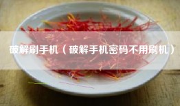 破解刷手机（破解手机密码不用刷机）