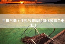 手机气囊（手机气囊膜和钢化膜哪个更好）