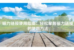 磁力链接使用指南：轻松掌握磁力链接的使用方法
