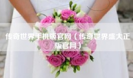传奇世界手机版官网（传奇世界盛大正版官网）