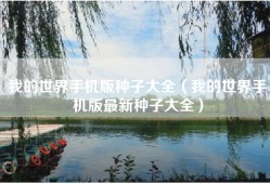 我的世界手机版种子大全（我的世界手机版最新种子大全）