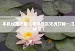 手机经常死机（手机经常死机教你一招修复）