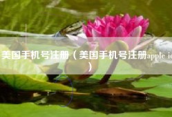 美国手机号注册（美国手机号注册apple id）