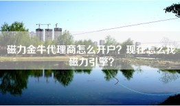 磁力金牛代理商怎么开户？现在怎么找磁力引擎？