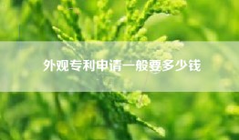 外观专利申请一般要多少钱