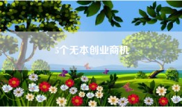 5个无本创业商机