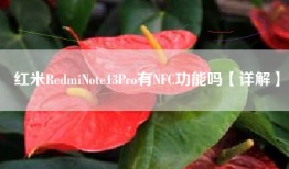 红米RedmiNote13Pro有NFC功能吗【详解】