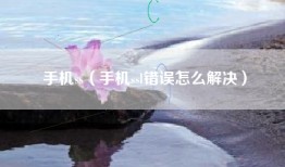 手机ss（手机ssl错误怎么解决）