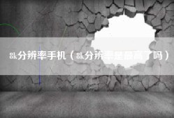 8k分辨率手机（8k分辨率是最高了吗）
