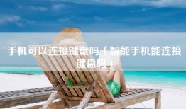 手机可以连接键盘吗（智能手机能连接键盘吗）