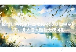 原创知名男星日本卖饺子!皮肤黝黑变化大，介入他人婚姻无戏可拍