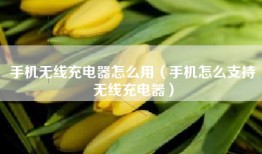 手机无线充电器怎么用（手机怎么支持无线充电器）