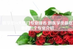 医学类10大热门专业排名 附医学类最吃香的三个专业介绍