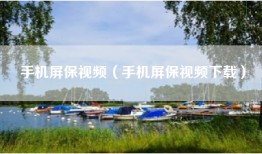 手机屏保视频(手机屏保视频下载)