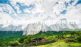 手机视频录音软件（手机拍视频录音软件）