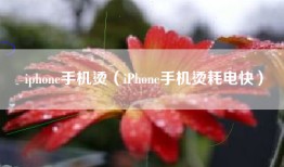 iphone手机烫（iPhone手机烫耗电快）