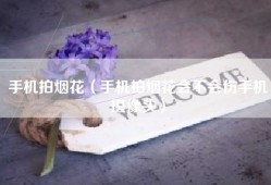 手机拍烟花（手机拍烟花会不会伤手机摄像头）