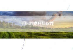 手机游戏开挂软件