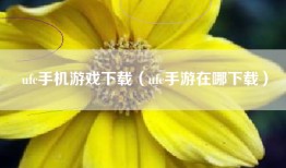 ufc手机游戏下载（ufc手游在哪下载）
